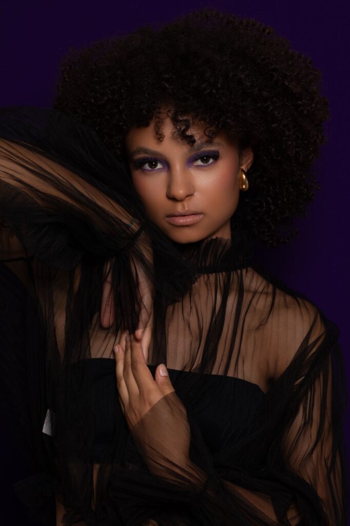 Portrait provisoire (photo du shooting ATMA) pour la fiche de Naja