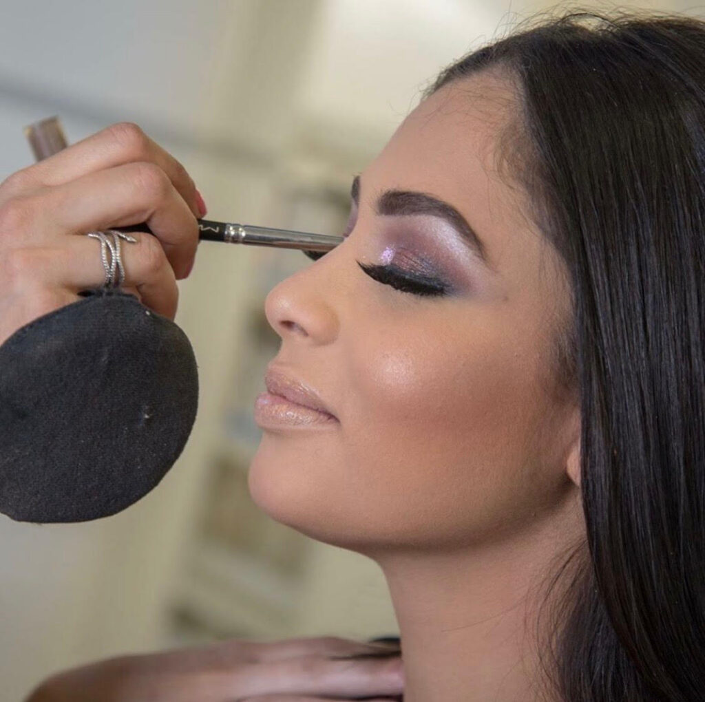 Maquillage réalisé par une ancienne élève de l'école ATMA